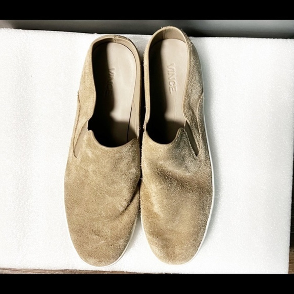 Vince gray mule sneaker